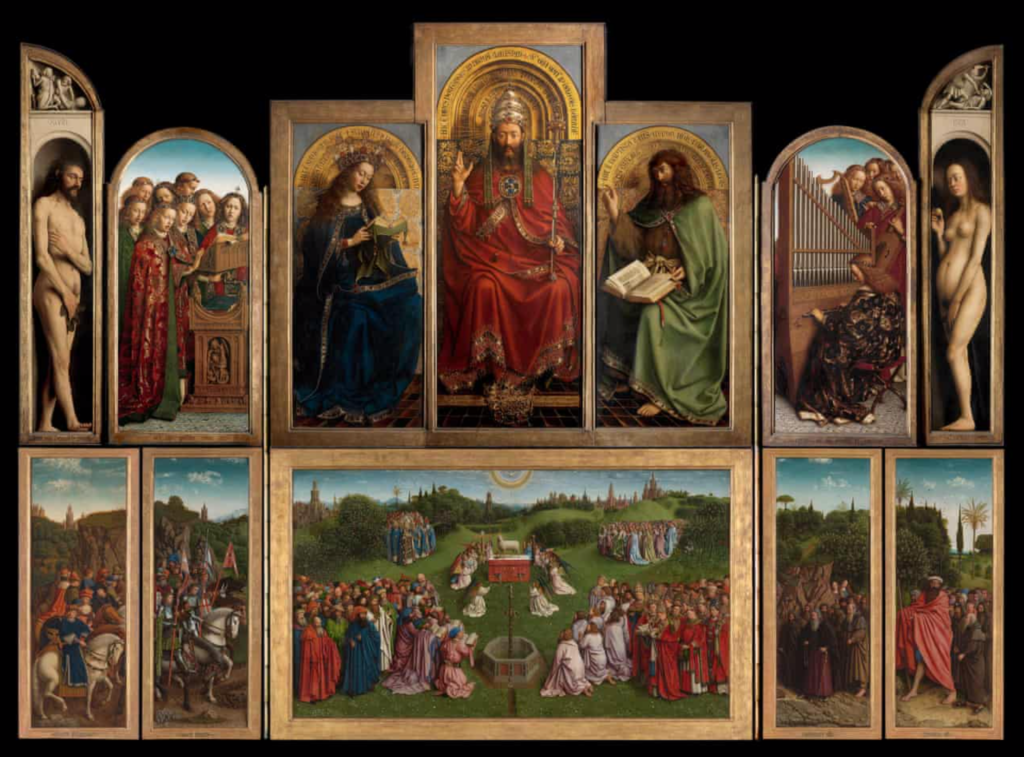 The Ghent Altarpiece may be studied as a religious work, but also as ...